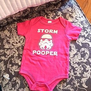 Storm Pooper Pink Onsie